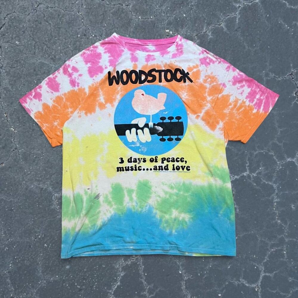 Woodstock tie dye t shirt